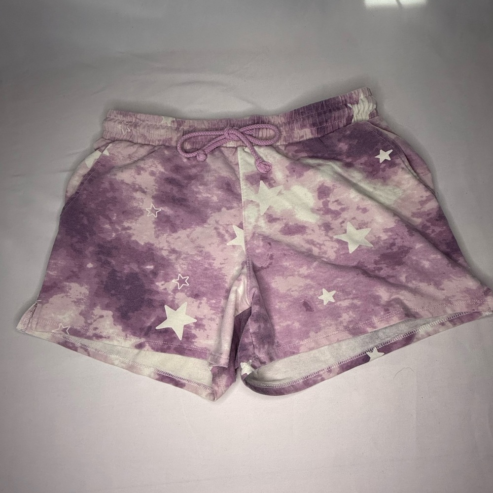 Wildfox Women’s Tie-Dye Stars Shorts – Relaxed Fit, Super Soft – Size Medium EUC